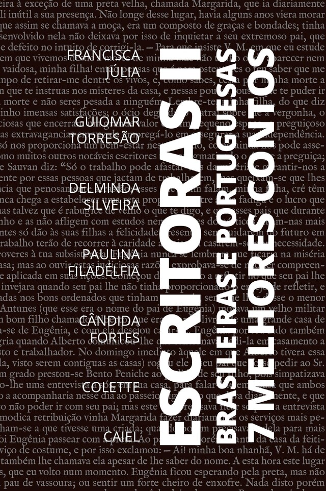 Book cover for 7 Melhores Contos - Escritoras Brasileiras e Portuguesas - Volume 2