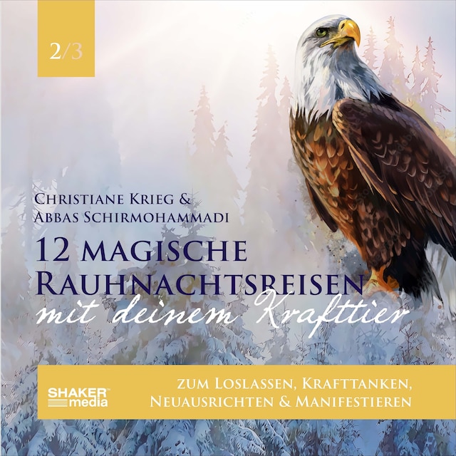 Buchcover für 12 magische Rauhnachtsreisen mit deinem Krafttier