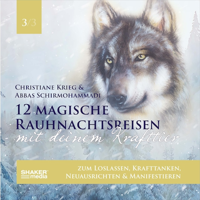 Buchcover für 12 magische Rauhnachtsreisen mit deinem Krafttier