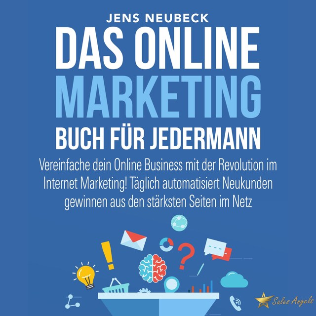 Portada de libro para Das Online Marketing Buch für jedermann