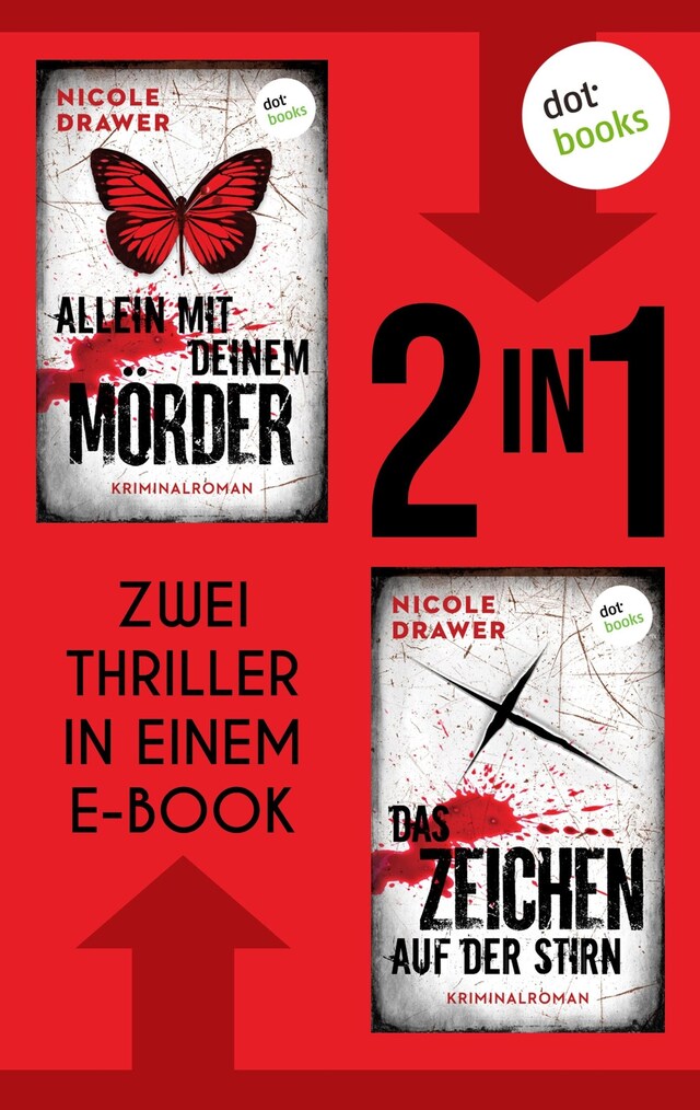 Book cover for Allein mit deinem Mörder & Das Zeichen auf der Stirn