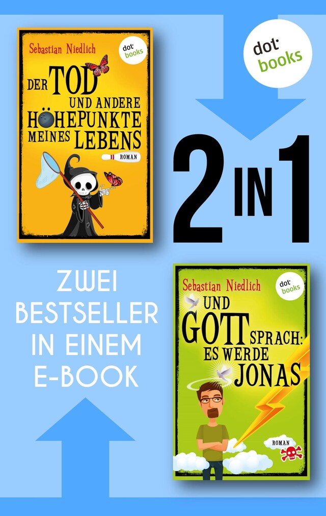 Buchcover für Der Tod und andere Höhepunkte meines Lebens & Und Gott sprach: Es werde Jonas