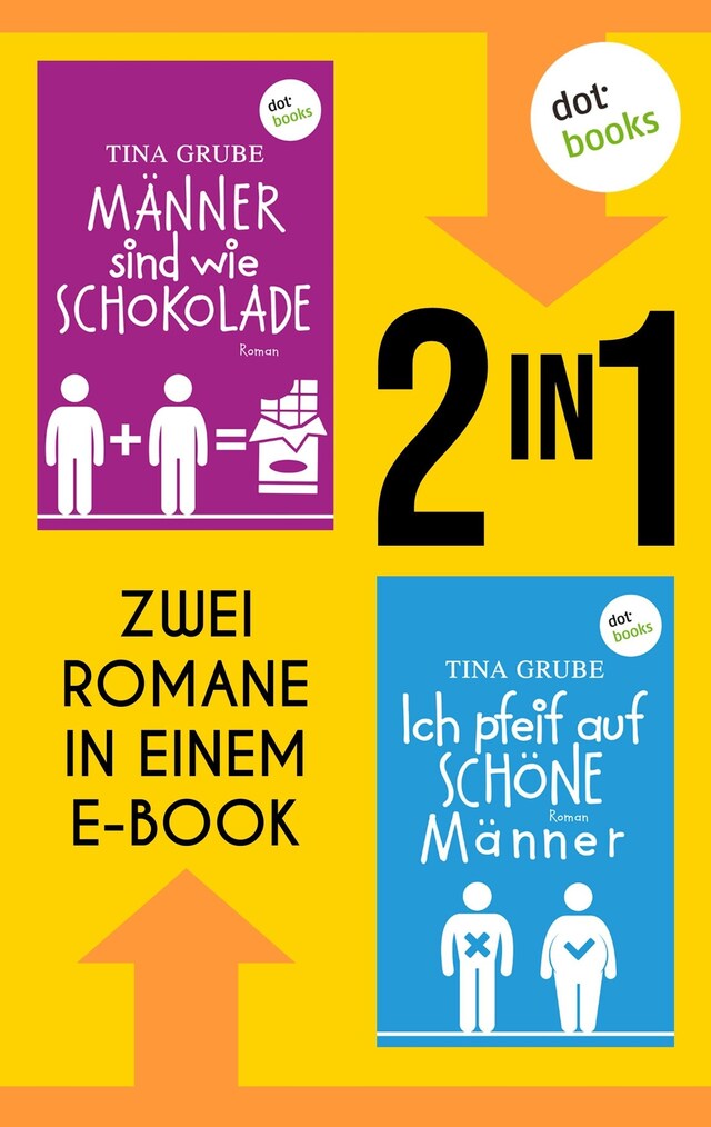 Buchcover für Männer sind wie Schokolade & Ich pfeif auf schöne Männer