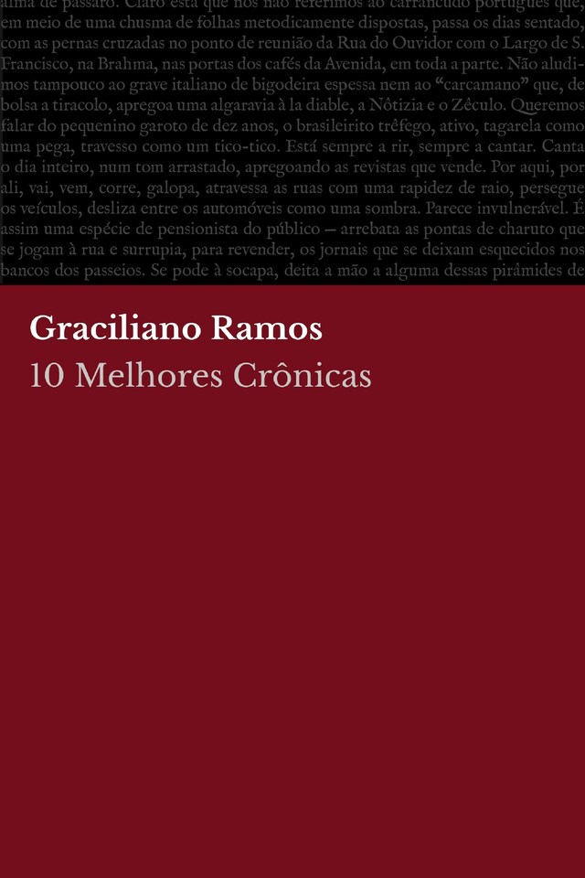 Book cover for 10 Melhores Crônicas - Graciliano Ramos