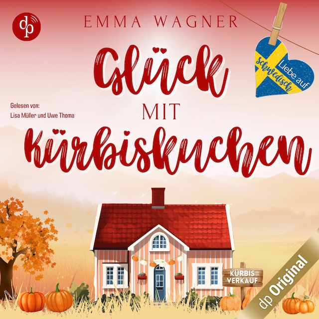 Buchcover für Glück mit Kürbiskuchen