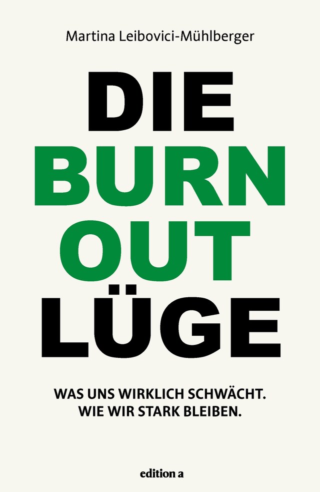 Book cover for Die Burnout Lüge