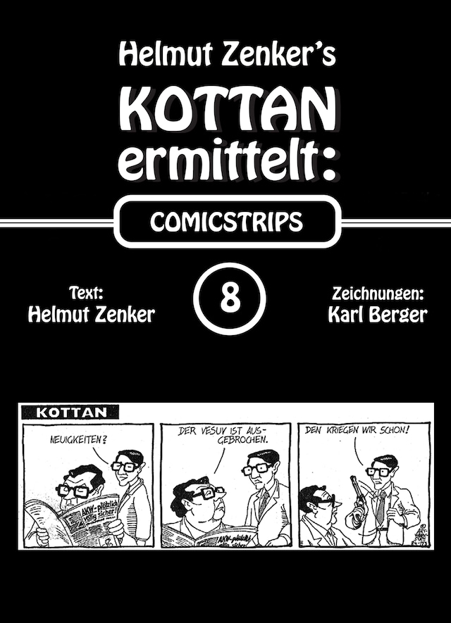 Book cover for Kottan ermittelt: Comicstrips 8