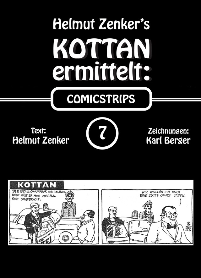 Buchcover für Kottan ermittelt: Comicstrips 7