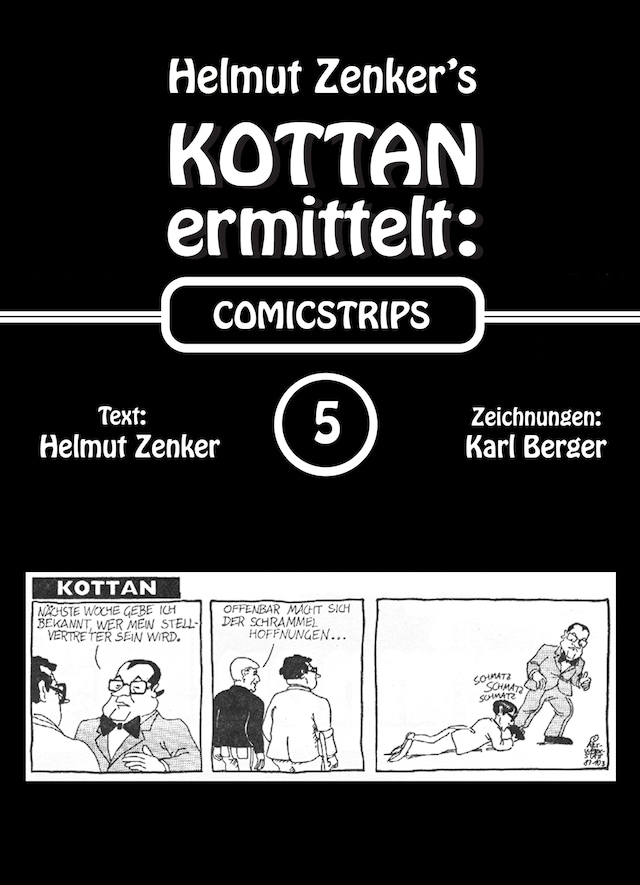 Okładka książki dla Kottan ermittelt: Comicstrips 5