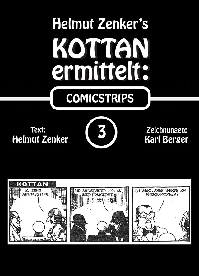 Boekomslag van Kottan ermittelt: Comicstrips 3