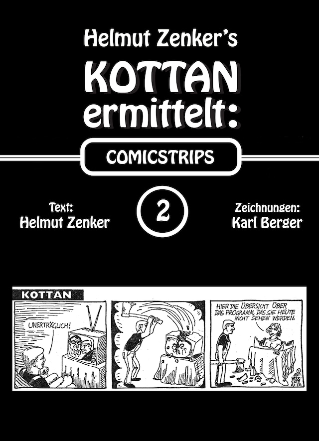 Okładka książki dla Kottan ermittelt: Comicstrips 2