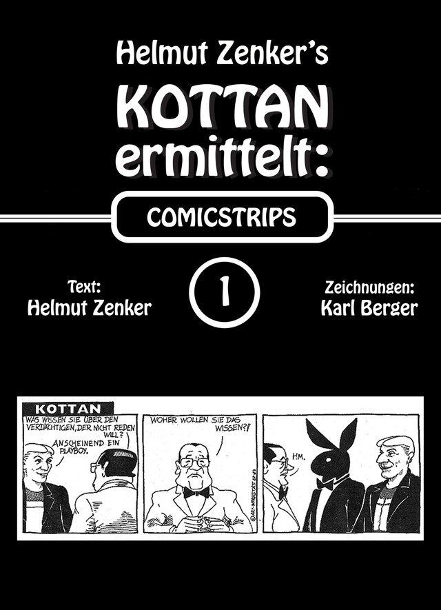 Portada de libro para Kottan ermittelt: Comicstrips 1