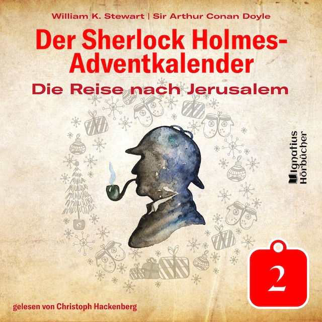 Boekomslag van Die Reise nach Jerusalem (Der Sherlock Holmes-Adventkalender, Folge 2)