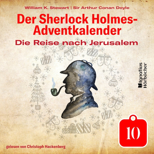 Bokomslag för Die Reise nach Jerusalem (Der Sherlock Holmes-Adventkalender, Folge 10)