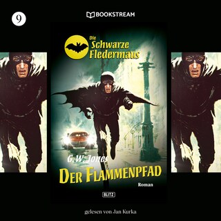 Die Schwarze Fledermaus, Folge 9: Der Flammenpfad als Hörbuch