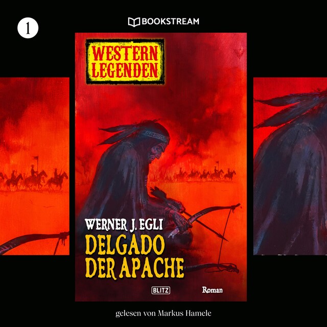 Kirjankansi teokselle Delgado, der Apache - Western Legenden, Folge 1 (Ungekürzt)