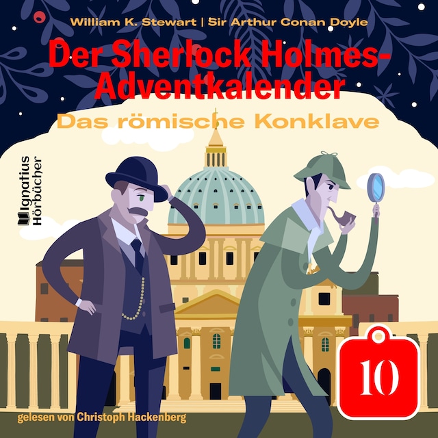 Boekomslag van Das römische Konklave (Der Sherlock Holmes-Adventkalender, Folge 10)