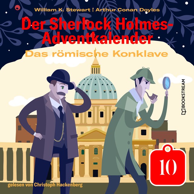 Book cover for Das römische Konklave - Der Sherlock Holmes-Adventkalender, Tag 10 (Ungekürzt)