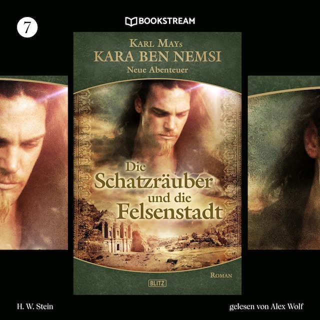 Book cover for Die Schatzräuber und die Felsenstadt - Kara Ben Nemsi - Neue Abenteuer, Folge 7 (Ungekürzt)
