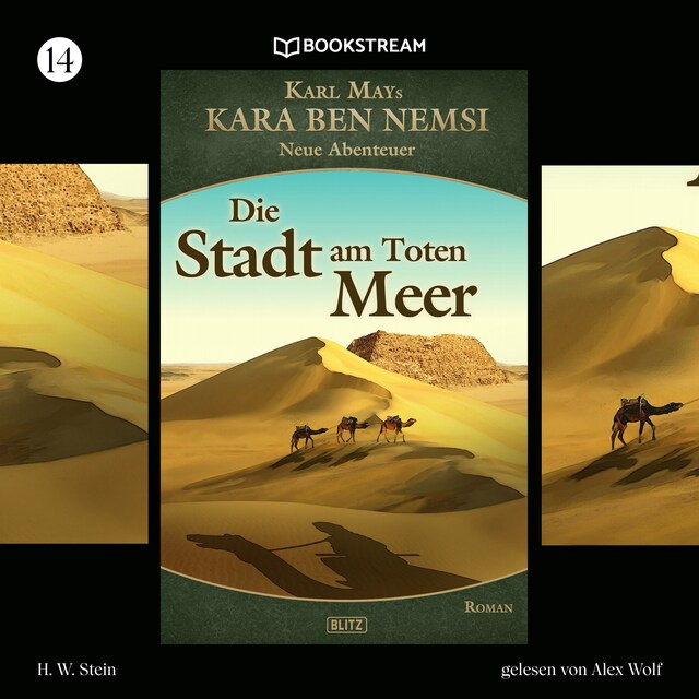 Book cover for Die Stadt am Toten Meer - Kara Ben Nemsi - Neue Abenteuer, Folge 14 (Ungekürzt)