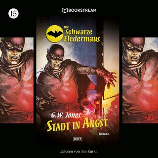 Die Schwarze Fledermaus, Folge 15: Stadt in Angst als Hörbuch