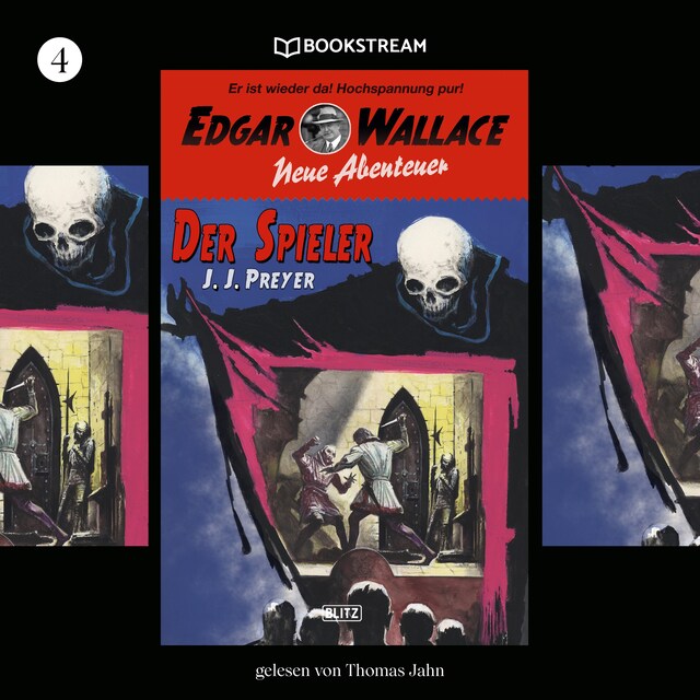 Book cover for Der Spieler - Edgar Wallace - Neue Abenteuer, Band 4 (Ungekürzt)