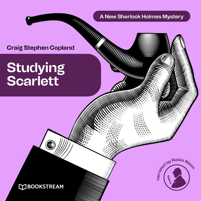 Book cover for Studying Scarlett - A New Sherlock Holmes Mystery, Episode 1 (Unabridged)