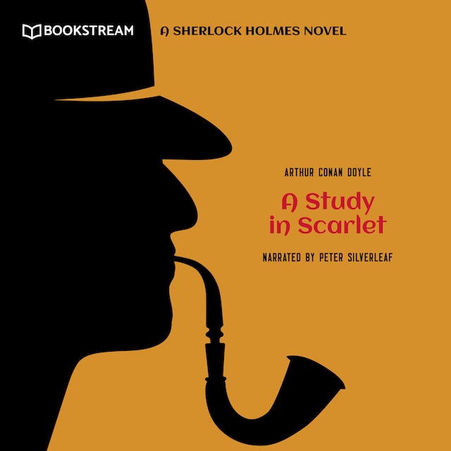 Book cover for A Study in Scarlet - A Sherlock Holmes Novel (Unabridged)
