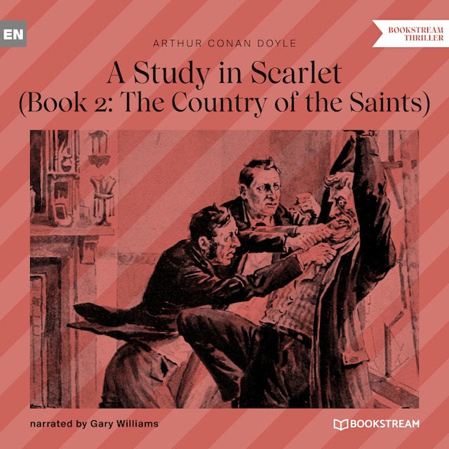 Book cover for The Country of the Saints - A Study in Scarlet, Book 2 (Unabridged)