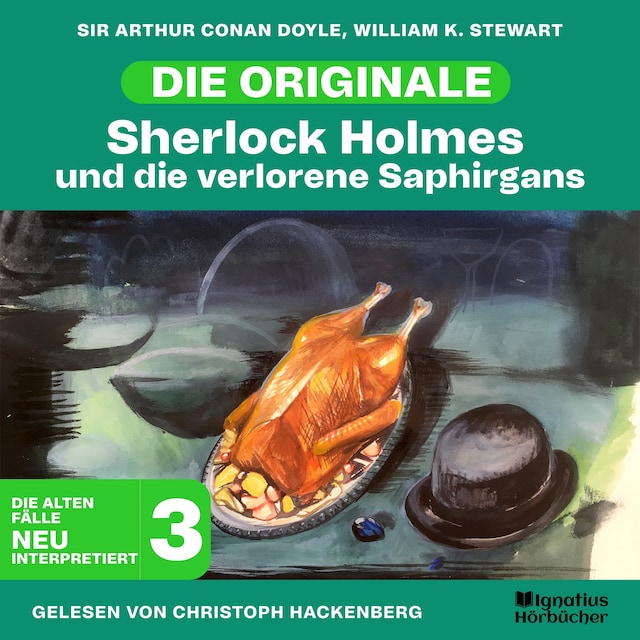 Bokomslag för Sherlock Holmes und die verlorene Saphirgans (Die Originale: Die alten Fälle neu interpretiert, Folge 3)