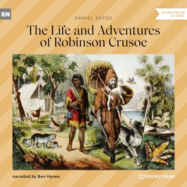 Kirjankansi teokselle The Life and Adventures of Robinson Crusoe (Unabridged)