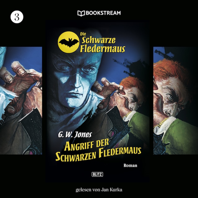 Book cover for Angriff der schwarzen Fledermaus - Die Schwarze Fledermaus, Folge 3 (Ungekürzt)