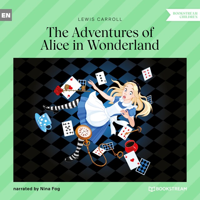 Book cover for The Adventures of Alice in Wonderland (Unabridged)