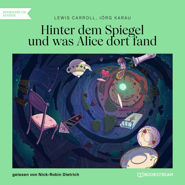 Portada de libro para Hinter dem Spiegel und was Alice dort fand (Ungekürzt)