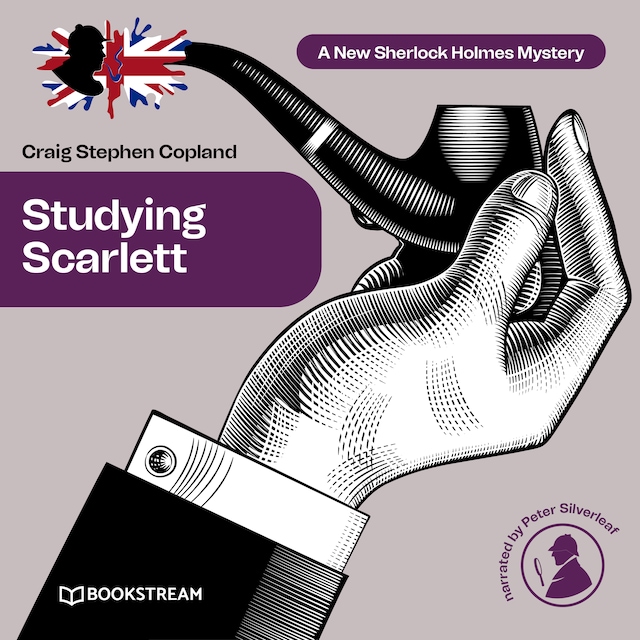 Book cover for Studying Scarlett - A New Sherlock Holmes Mystery, Episode 1 (Unabridged)