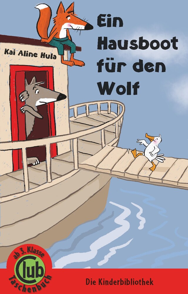 Portada de libro para Ein Hausboot für den Wolf