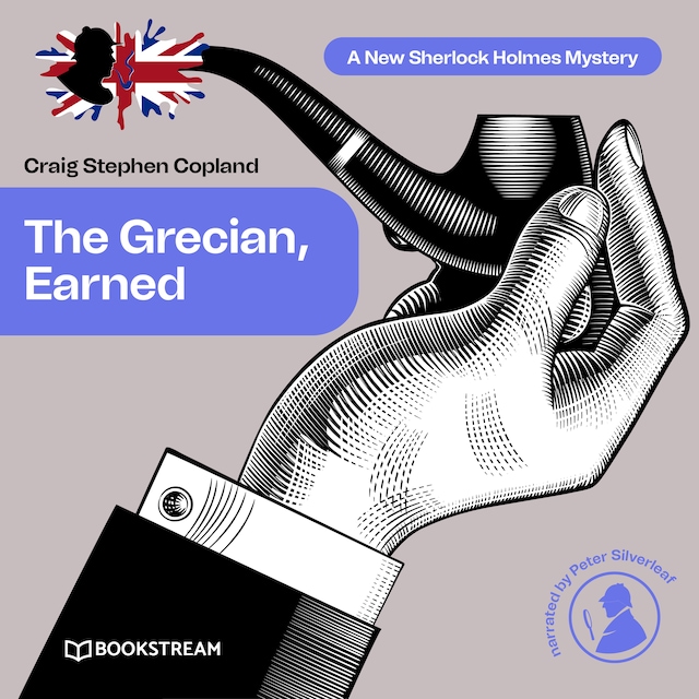 Couverture de livre pour The Grecian Earned - A New Sherlock Holmes Mystery, Episode 24 (Unabridged)