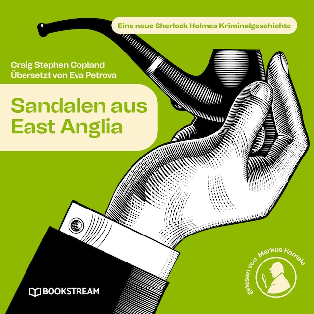 Portada de libro para Sandalen aus East Anglia - Eine neue Sherlock Holmes Kriminalgeschichte (Ungekürzt)