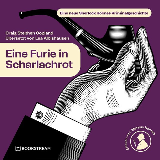 Copertina del libro per Eine Furie in Scharlachrot - Eine neue Sherlock Holmes Kriminalgeschichte (Ungekürzt)