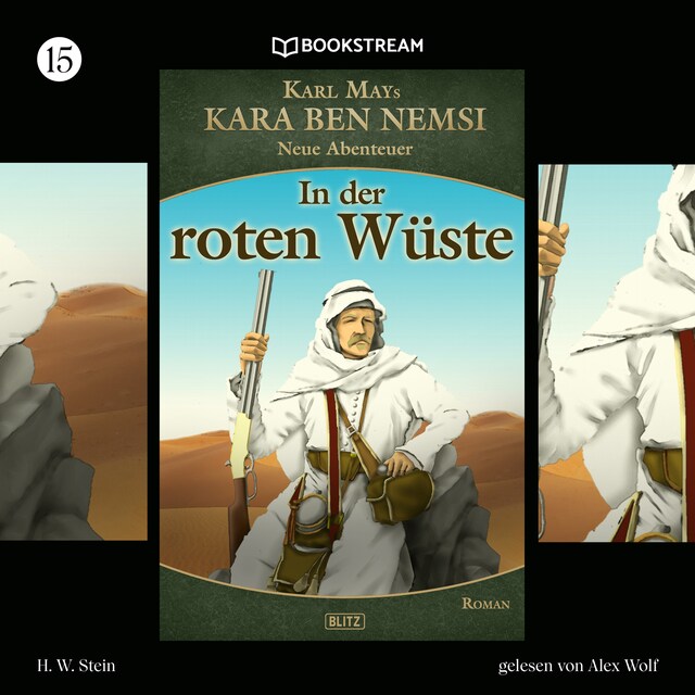 Book cover for In der roten Wüste - Kara Ben Nemsi - Neue Abenteuer, Folge 15 (Ungekürzt)