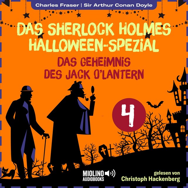 Boekomslag van Das Geheimnis des Jack O'Lantern (Das Sherlock Holmes Halloween-Spezial, Folge 4)