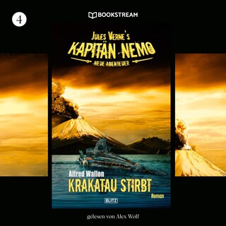 Jules Vernes Kapitän Nemo - Neue Abenteuer, Folge 4: Krakatau stirbt als Hörbuch