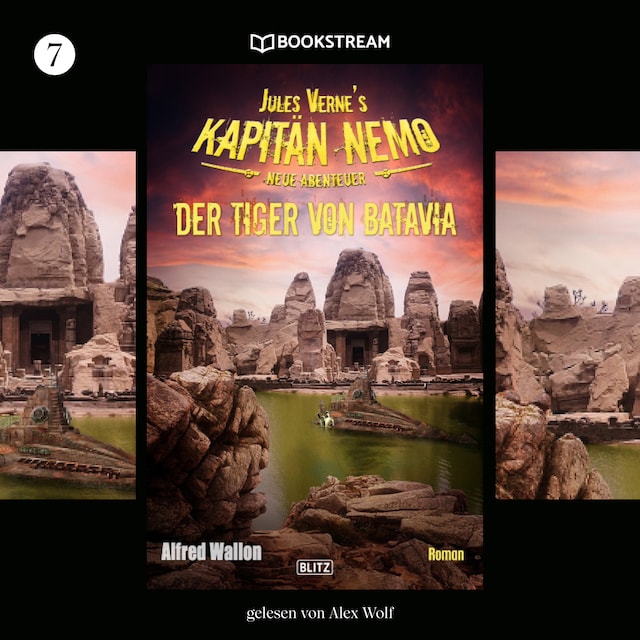 Couverture de livre pour Der Tiger von Batavia - Jules Vernes Kapitän Nemo - Neue Abenteuer, Folge 7 (Ungekürzt)
