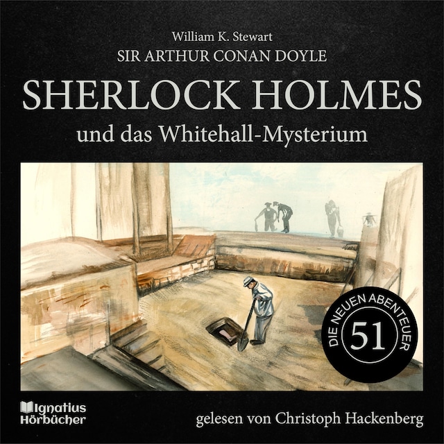 Buchcover für Sherlock Holmes und das Whitehall-Mysterium (Die neuen Abenteuer, Folge 51)