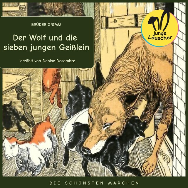 Portada de libro para Der Wolf und die sieben jungen Geißlein