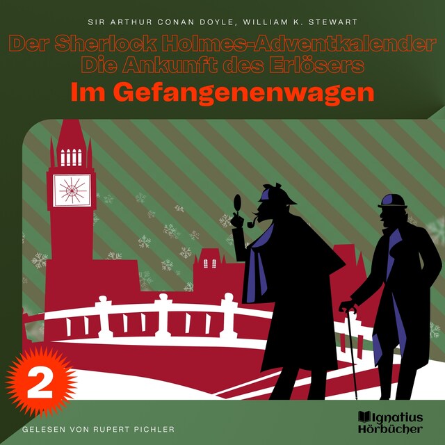 Copertina del libro per Im Gefangenenwagen (Der Sherlock Holmes-Adventkalender - Die Ankunft des Erlösers, Folge 2)