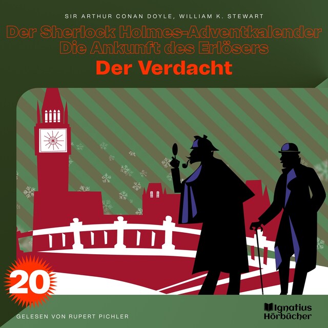 Book cover for Der Verdacht (Der Sherlock Holmes-Adventkalender - Die Ankunft des Erlösers, Folge 20)