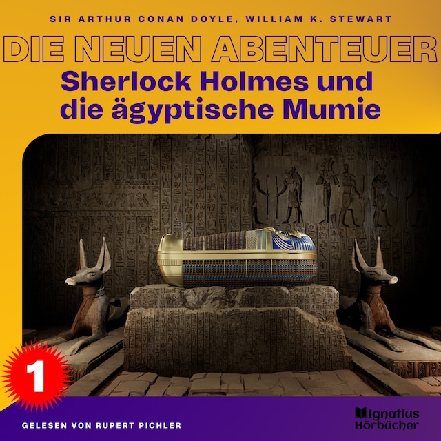 Boekomslag van Sherlock Holmes und die ägyptische Mumie (Die neuen Abenteuer, Folge 1)