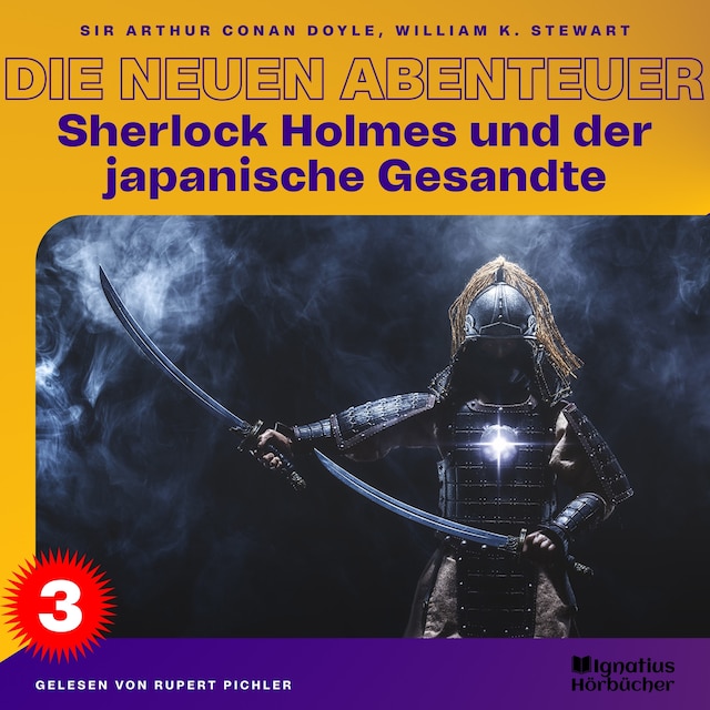 Kirjankansi teokselle Sherlock Holmes und der japanische Gesandte (Die neuen Abenteuer, Folge 3)