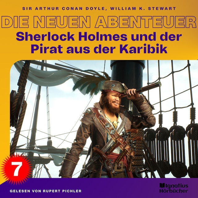 Buchcover für Sherlock Holmes und der Pirat aus der Karibik (Die neuen Abenteuer, Folge 7)